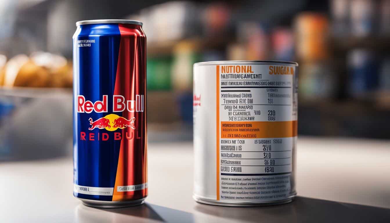 red bull nutritional information