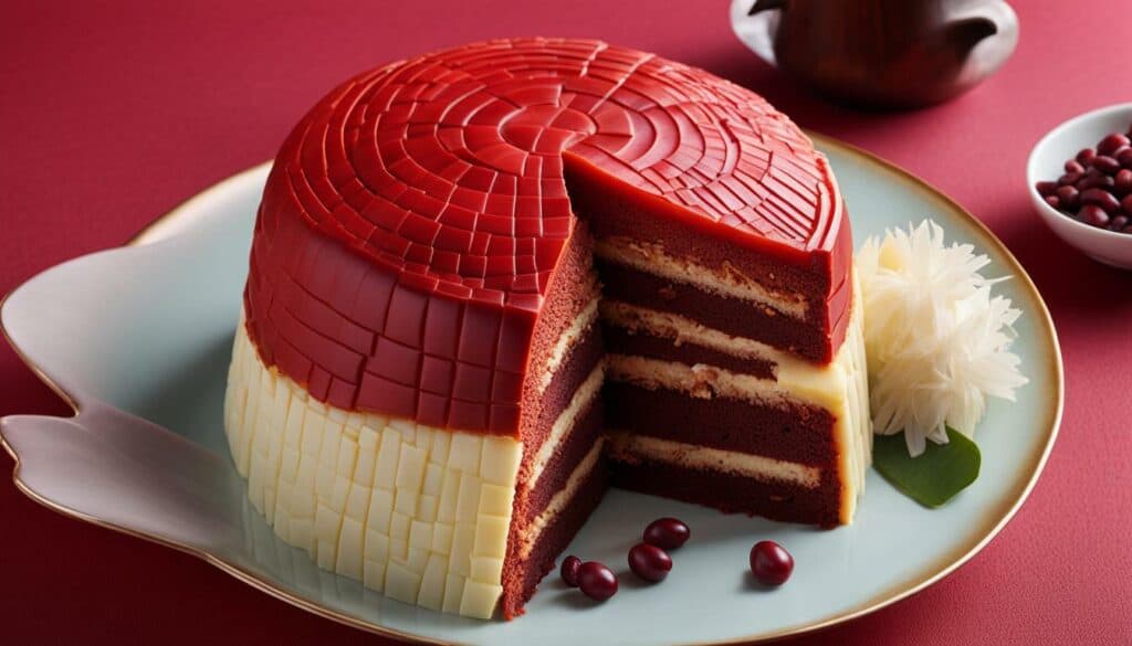 red tortoise cake