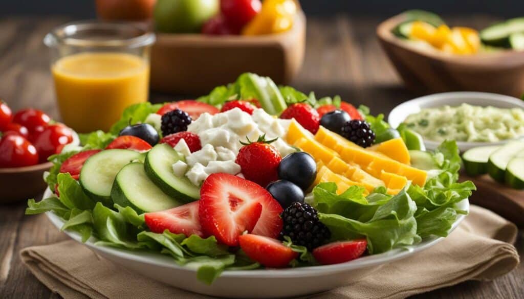 salad dressing nutritional info