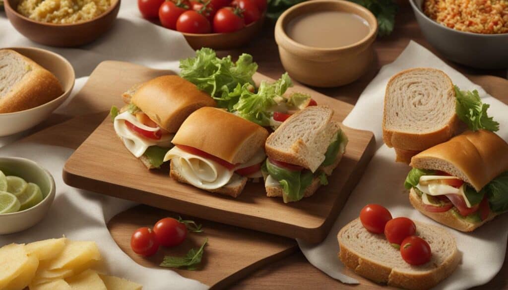 sandwich roll nutrition facts