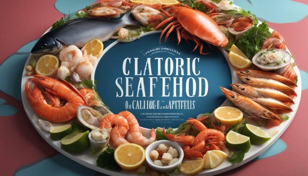 seafood products calories