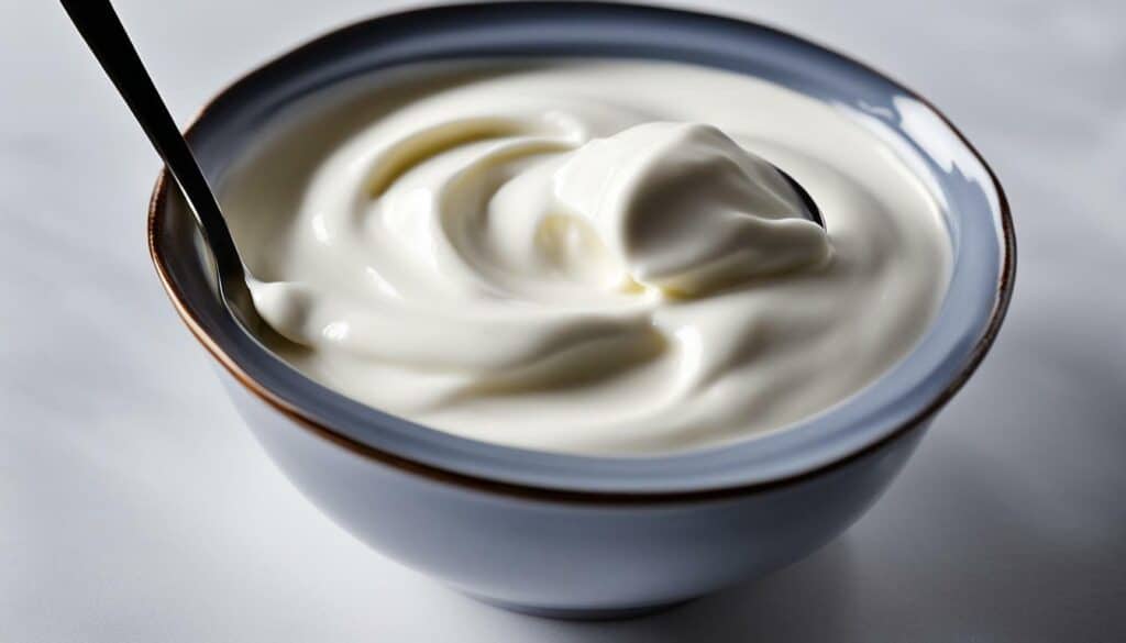 strained Greek yogurt