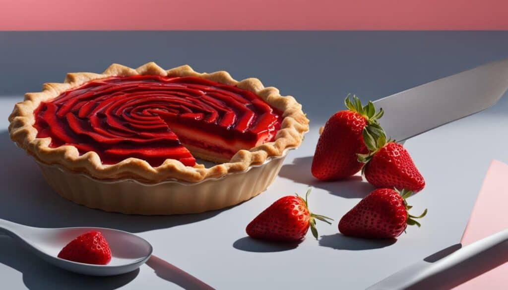 strawberry pie calories