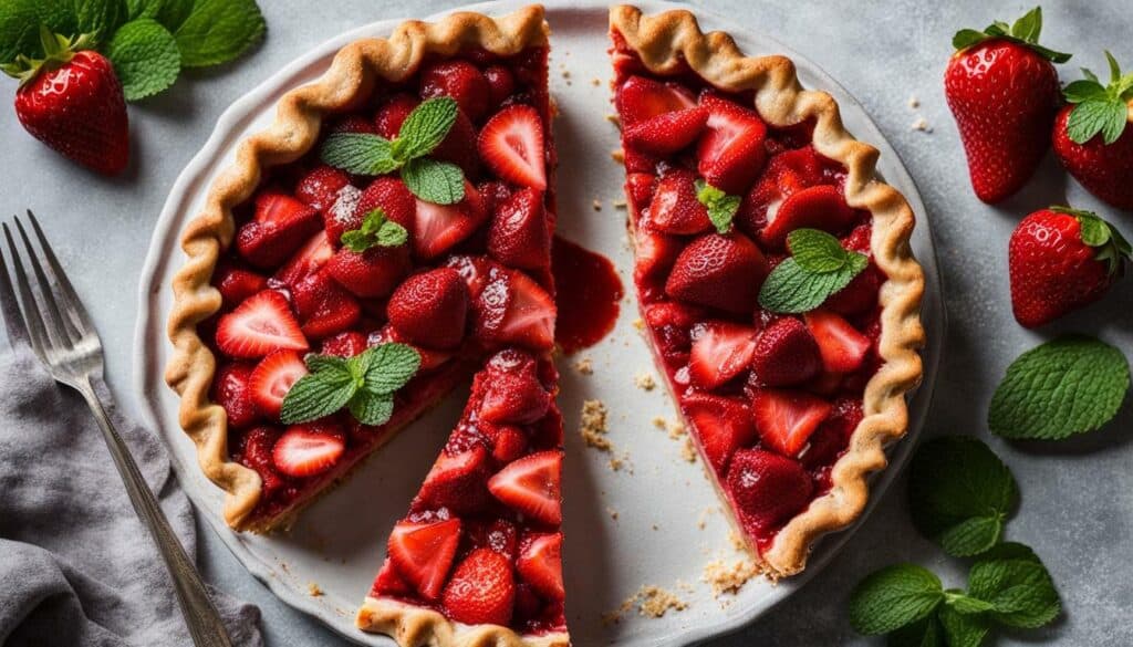 strawberry pie calories