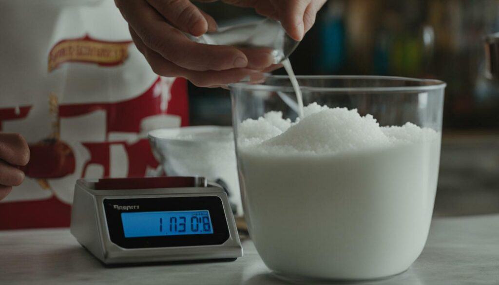 sugar measurement conversion