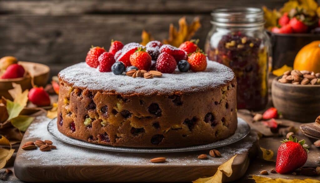 vegan fruit cake storage and serving suggestions