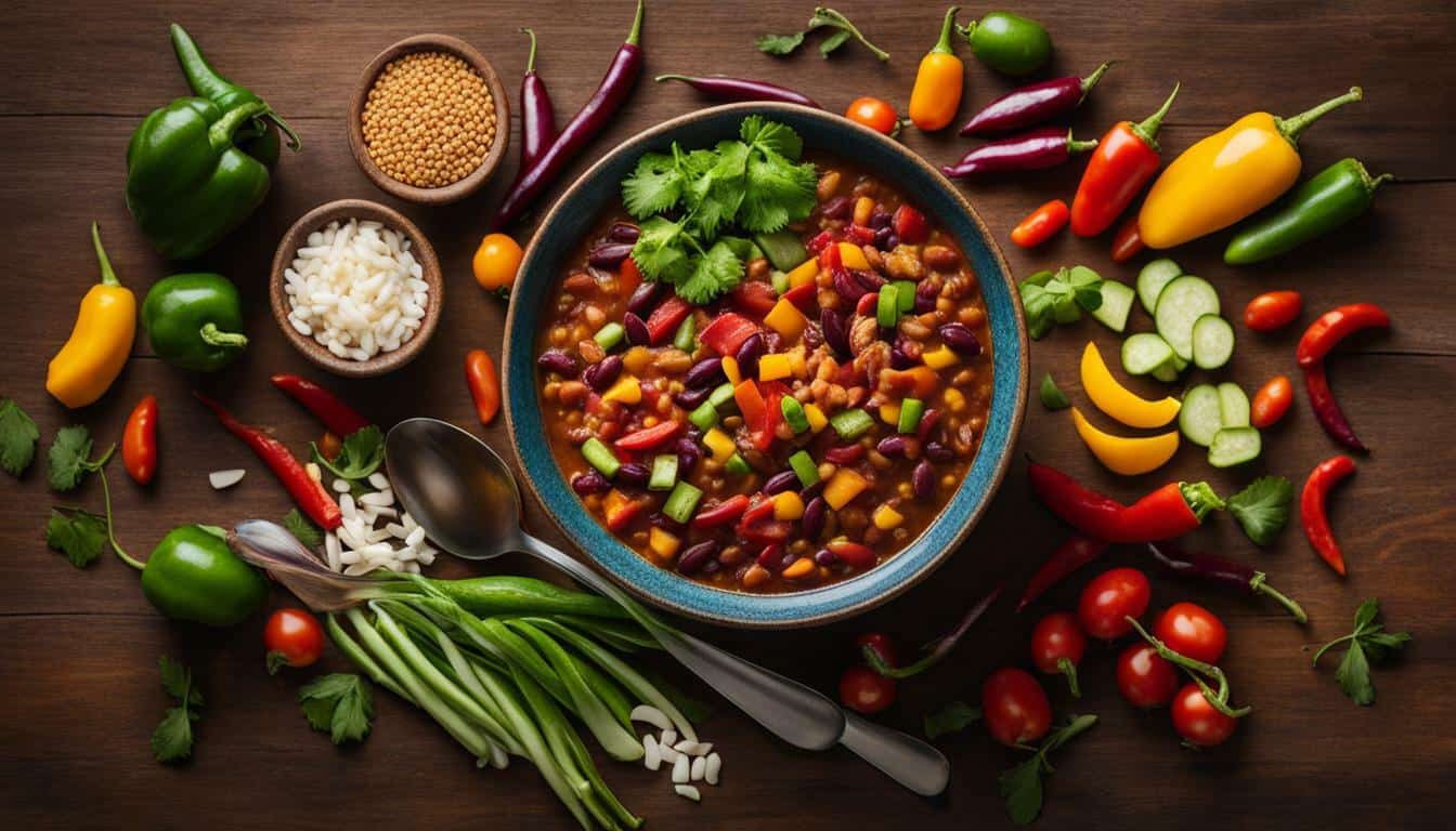 vegetarian chili nutritional information