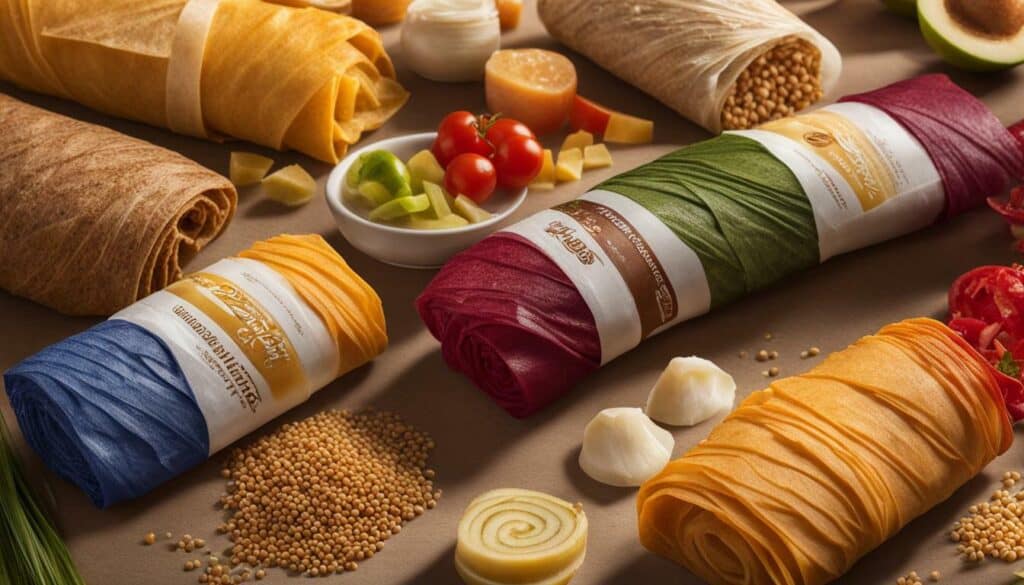 wheat wraps calories