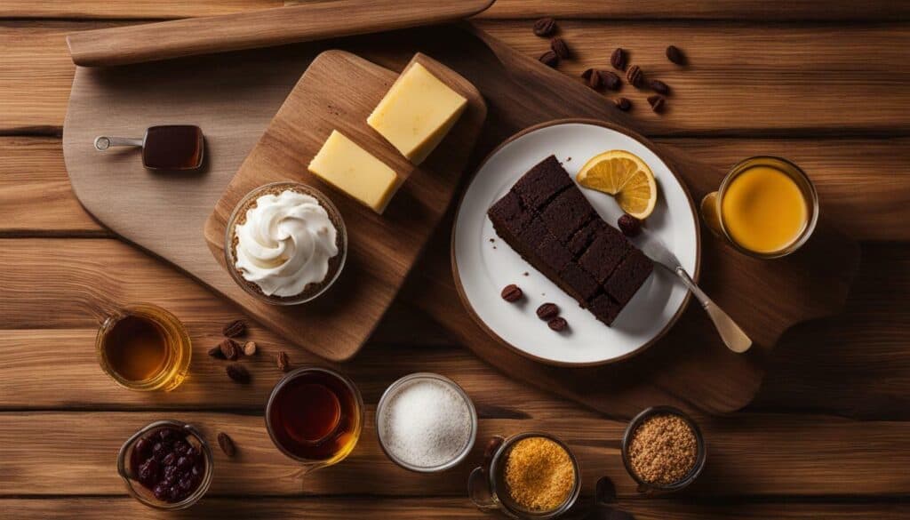 whiskey cake menu nutritional information