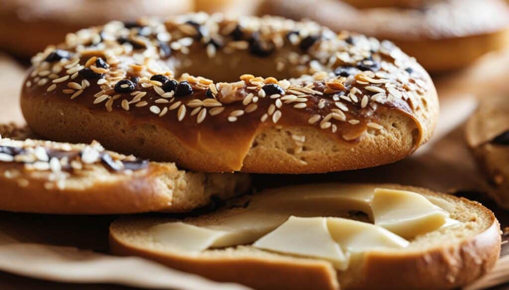whole wheat bagel nutrition information