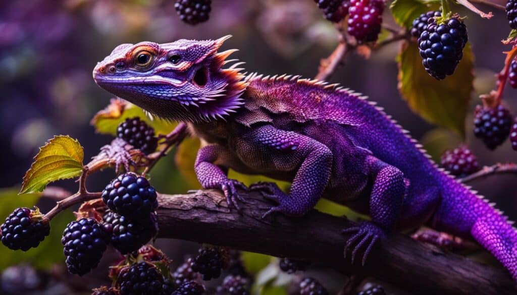 Can bearded dragons eat blackberries