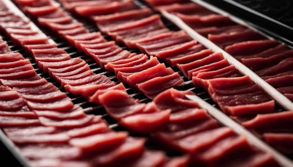 Dehydrating Raw Meat