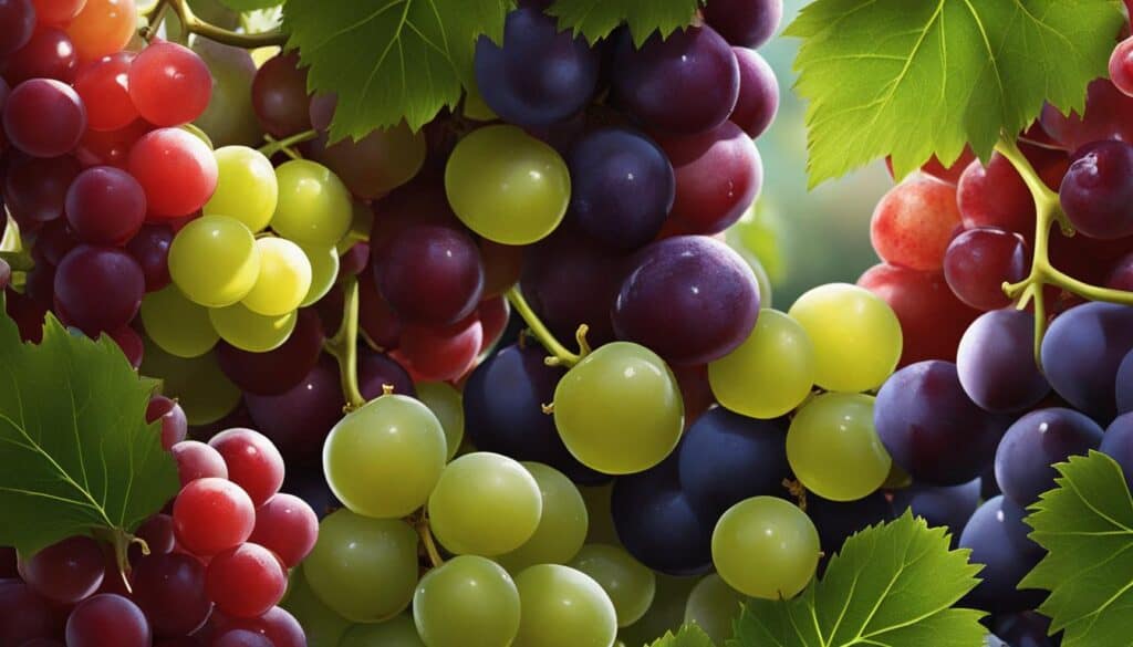 Different Types of Grapes