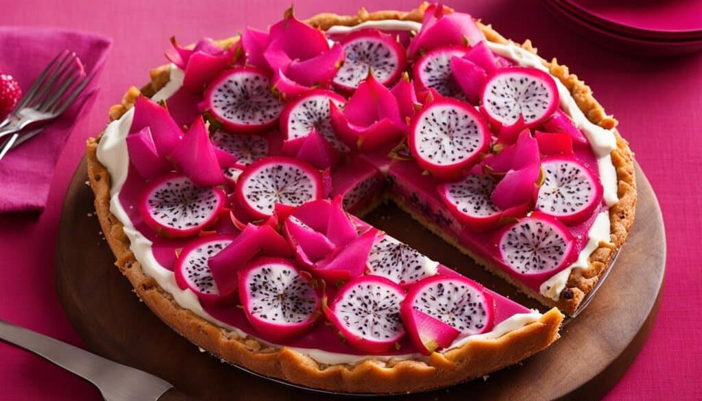 Dragon Fruit Dessert Pizza