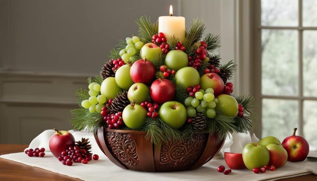 Fruit Sculpture for Holidays