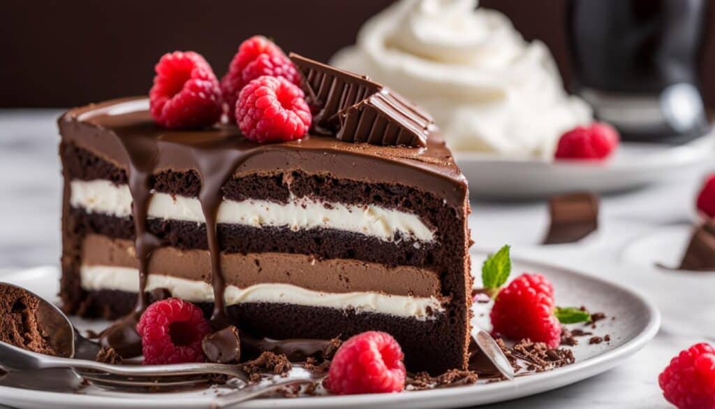 Guinness Chocolate Mousse Cake