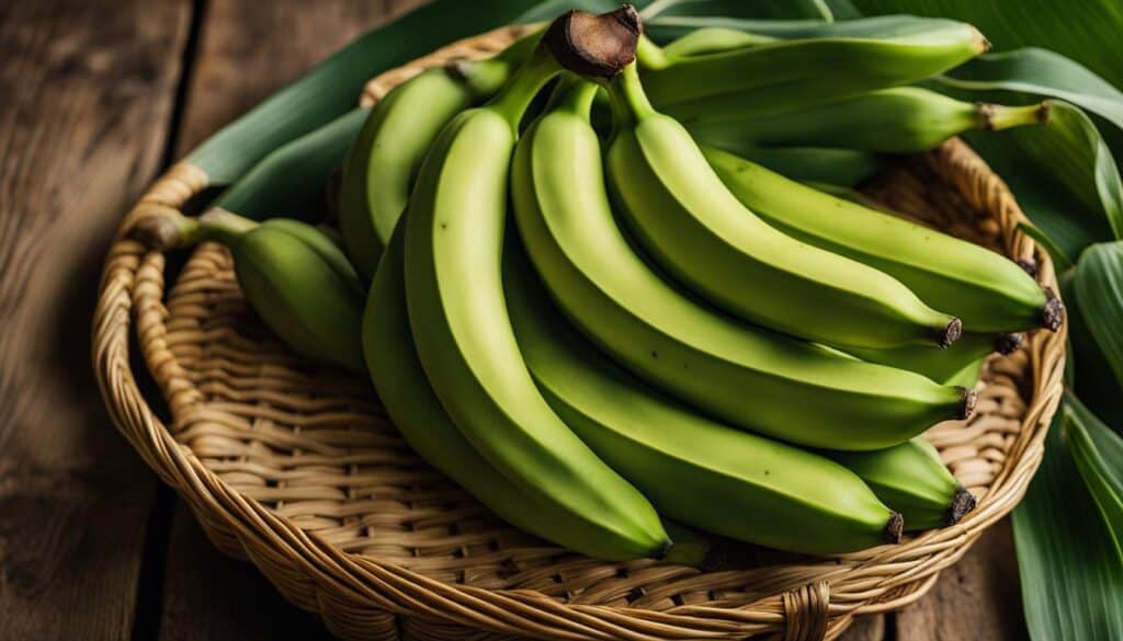 Harvested Lady Finger bananas