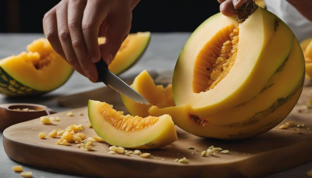 How to Eat Golden Melon