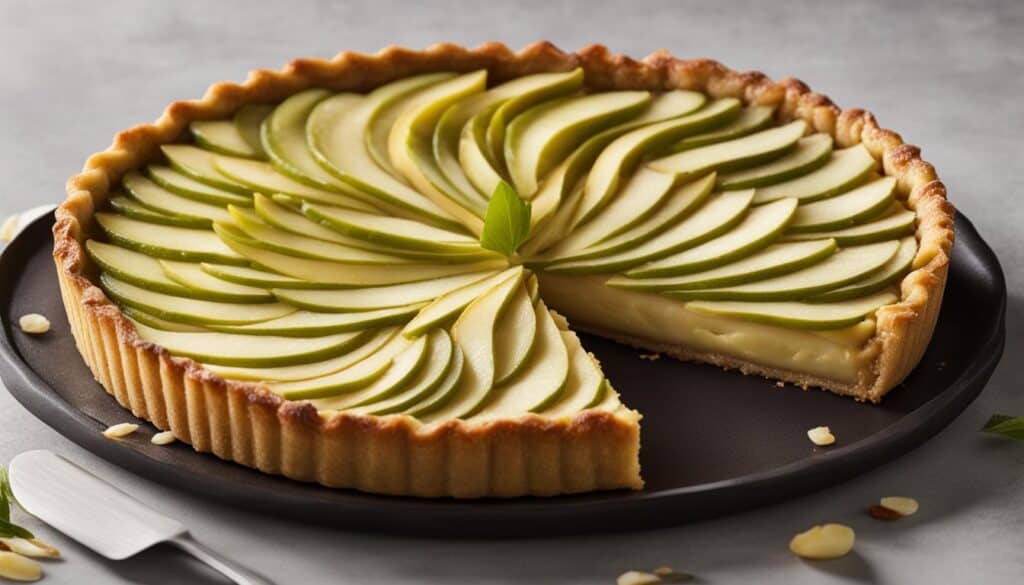 SugarBee Apple Frangipane Tart