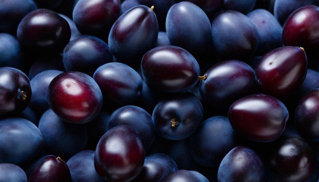 blue damson plums