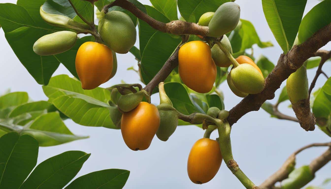 cashew fruit or nut