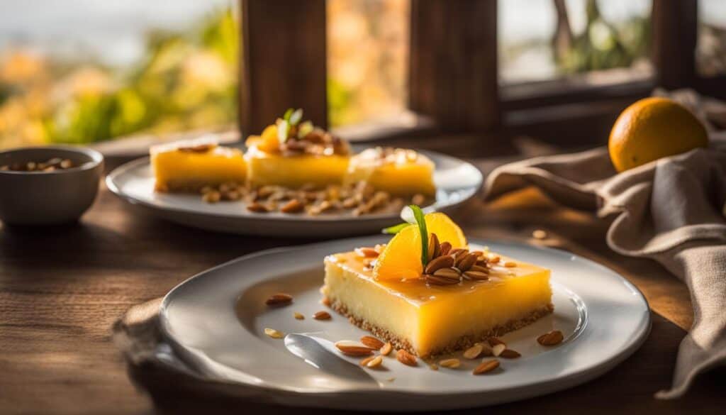 citrus-almond dessert