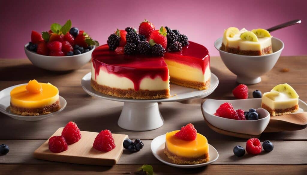 desserts with fruit puree