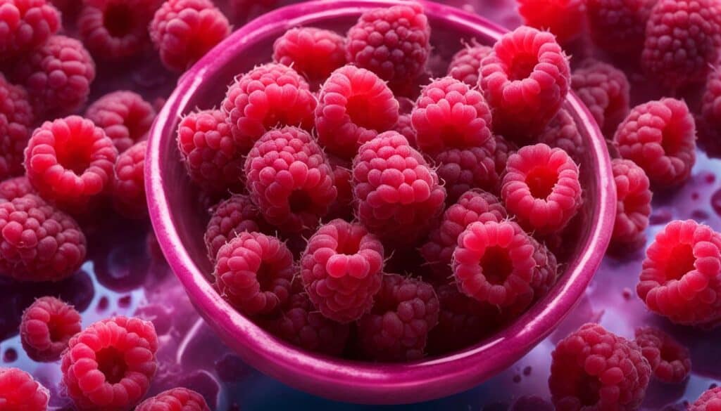 disease prevention with frozen raspberries