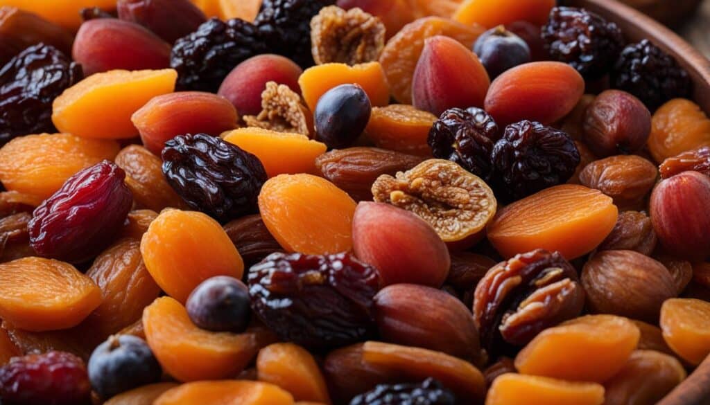 dried fruit in a balanced diet