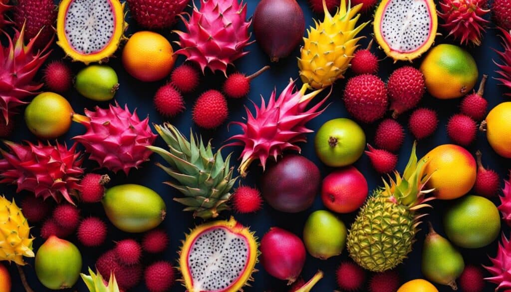 exotic fruits in english