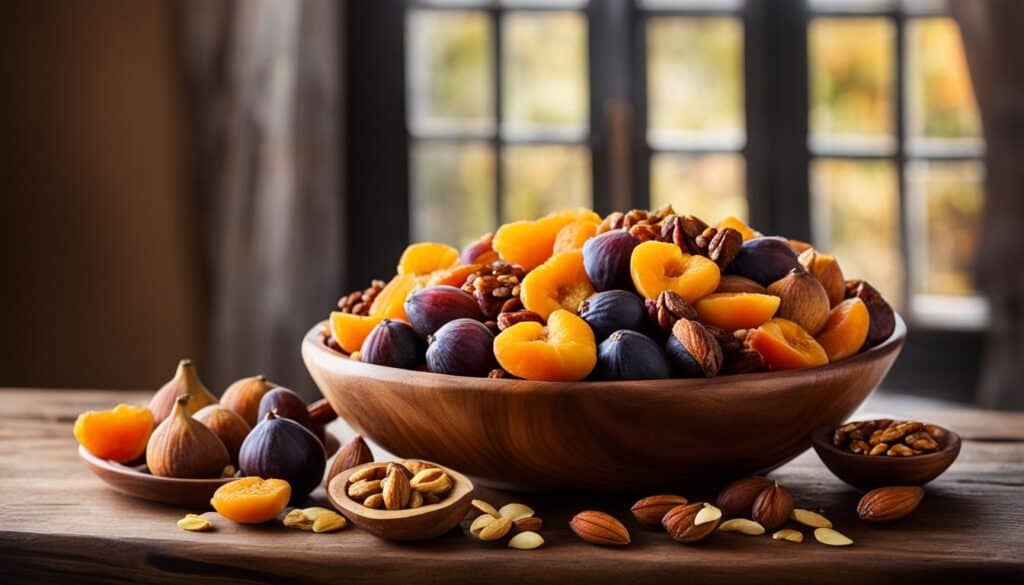 fruit and nuts