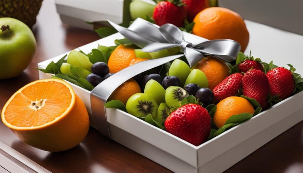 fruit arrangements as corporate gifts