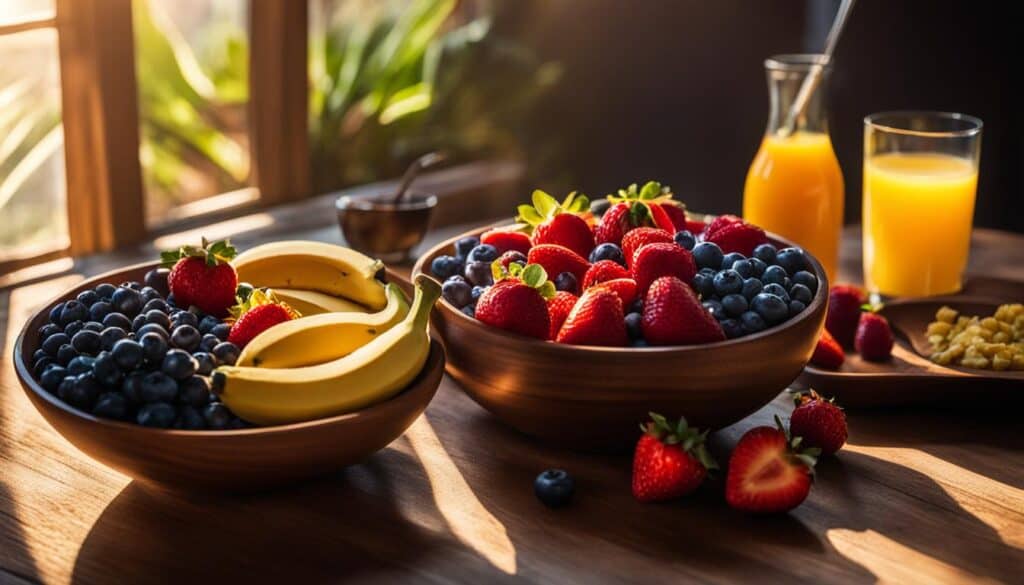 fruit for breakfast