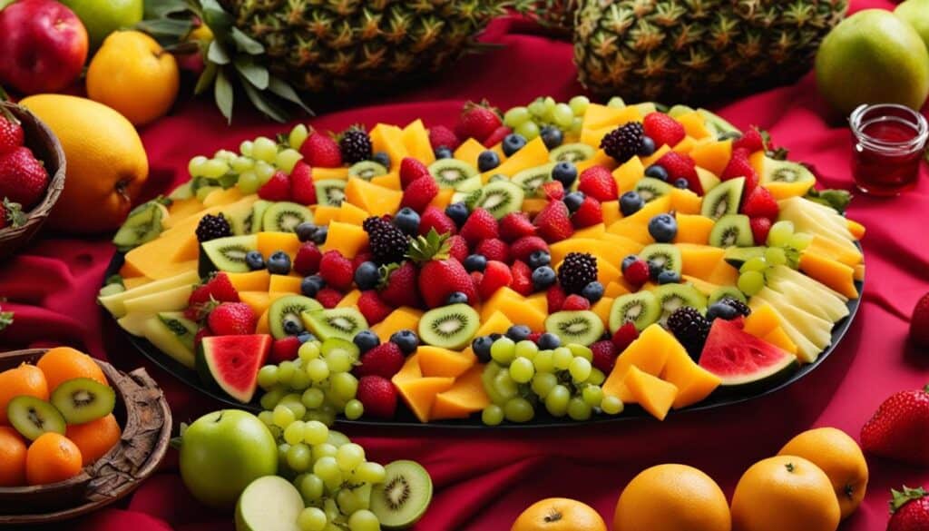 fruit platter design image