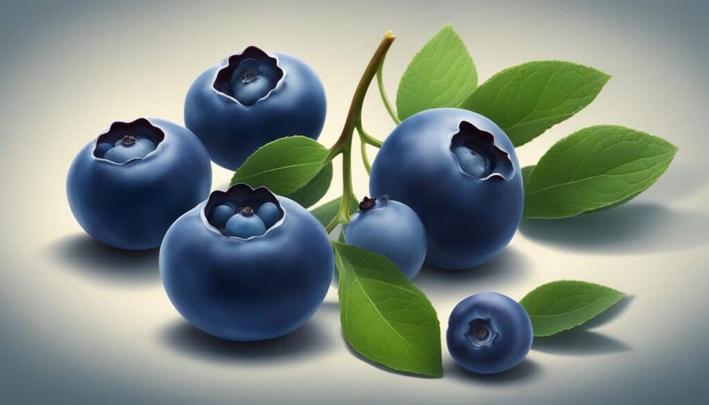 green blueberries ripening process