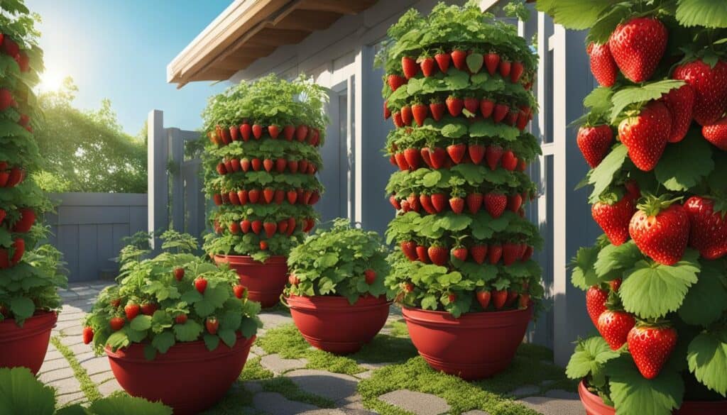 growing strawberries in containers