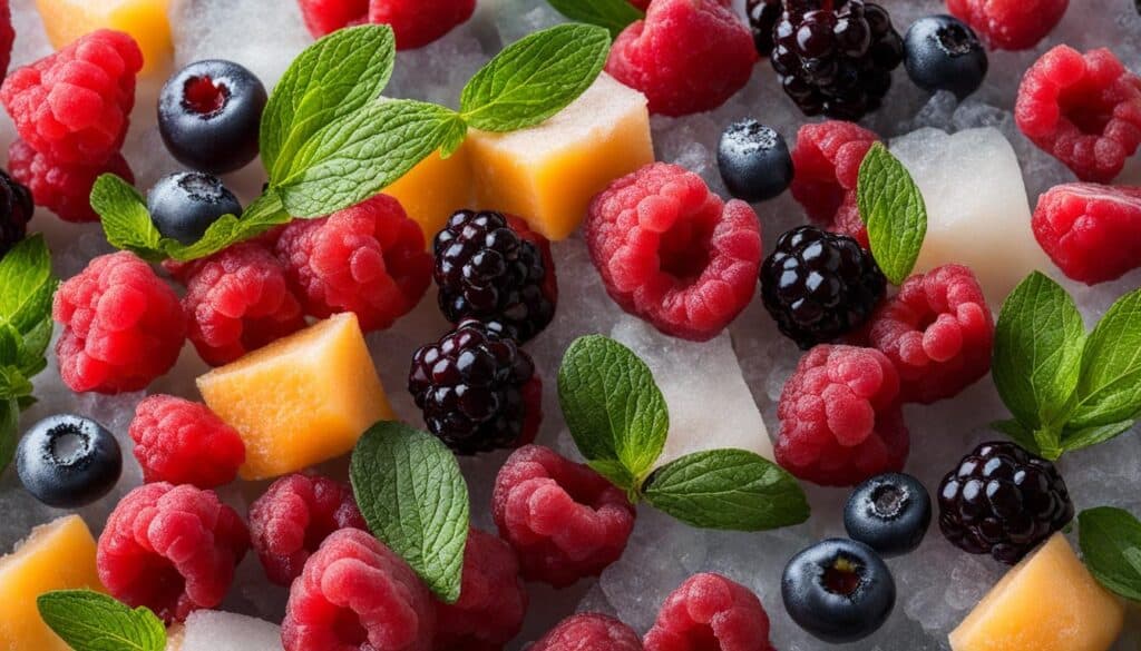 homemade fruit ice