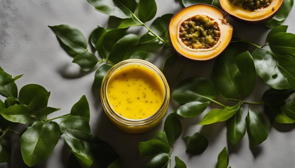 homemade passionfruit curd