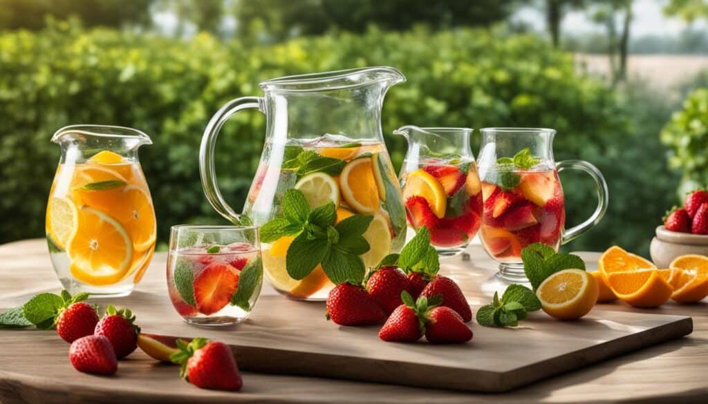 how to make fruit infused water