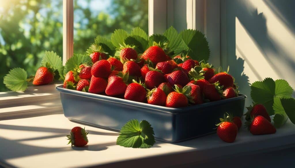 indoor strawberries