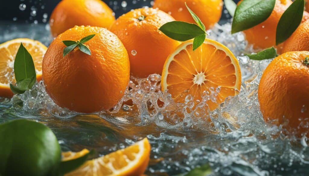 juicy oranges