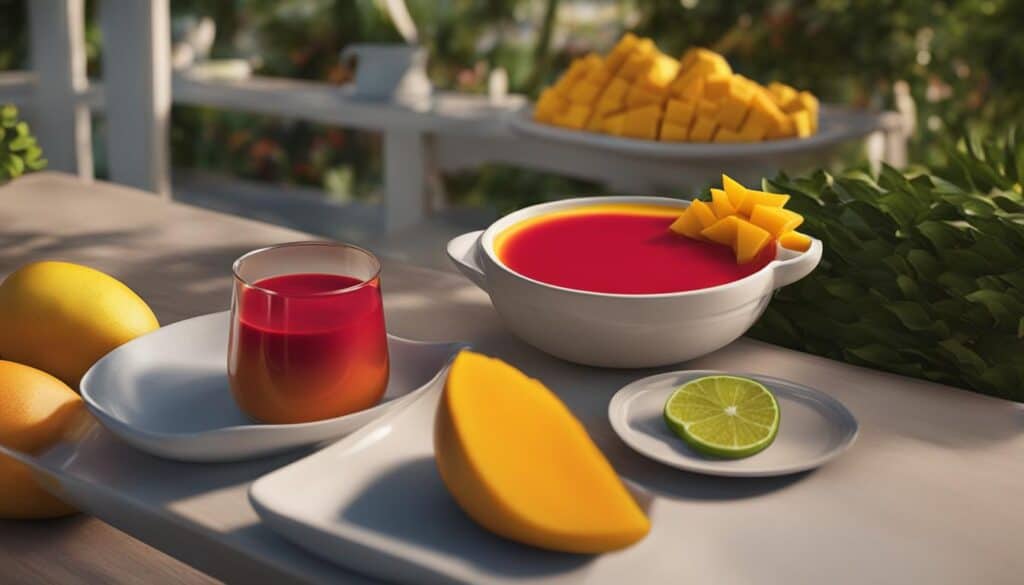 mango coulis