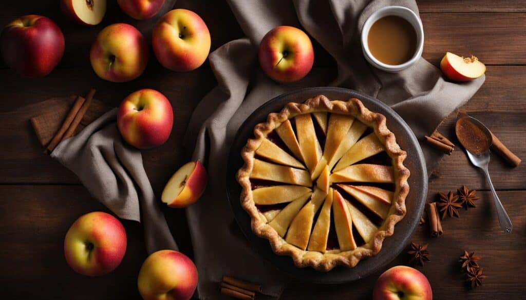 nectarine apple pie