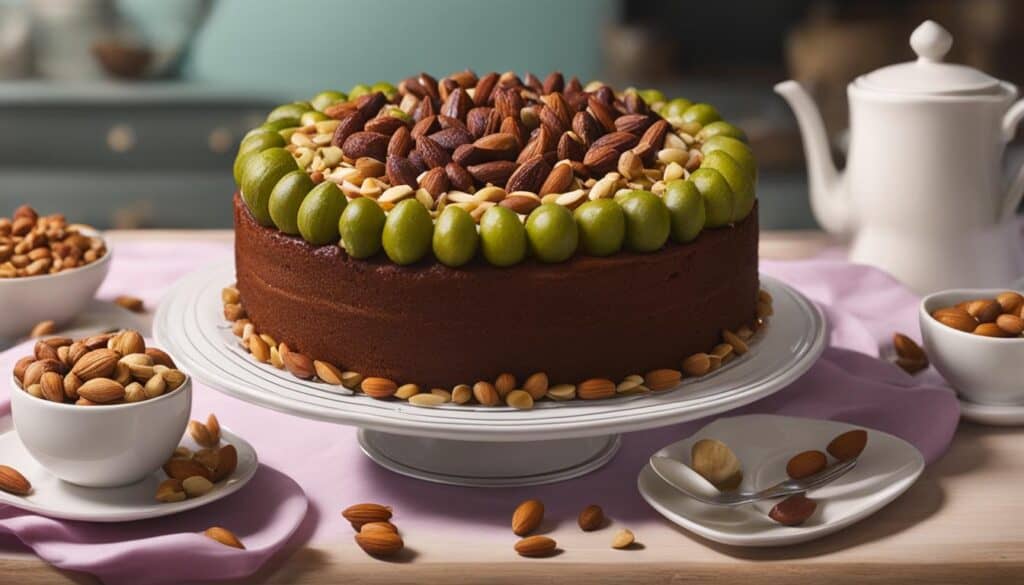 nut-infused cake