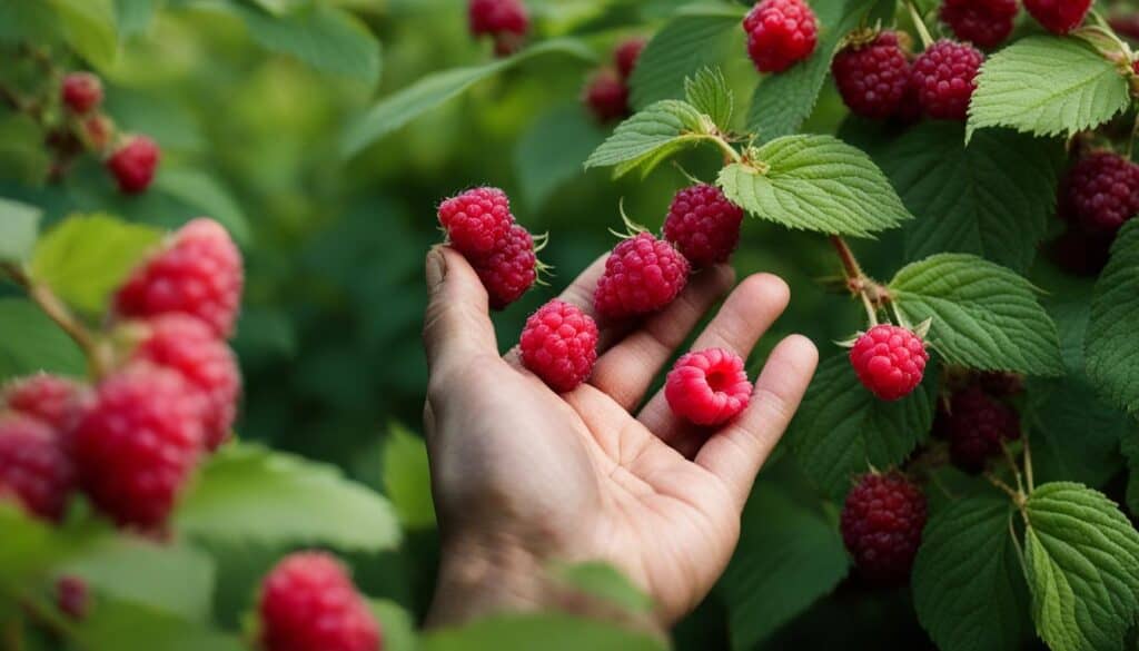 optimal time to harvest raspberries
