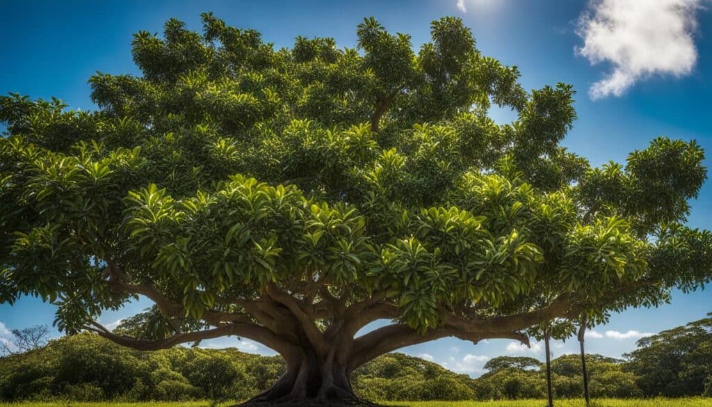 ornamental white sapote tree