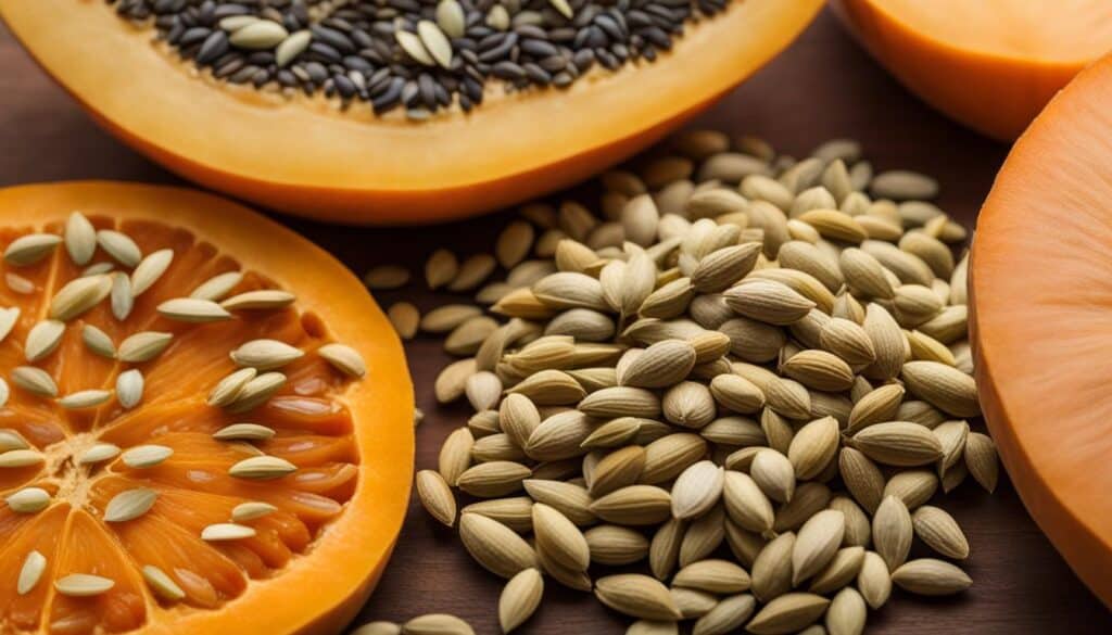 pumpkin and melon seeds