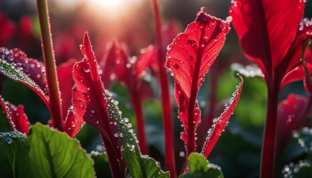 rhubarb plant