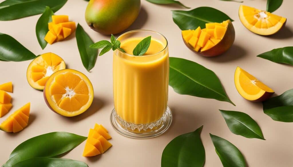 seedless mango smoothie