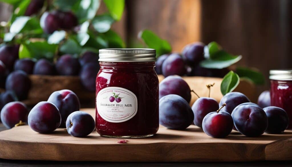 sour plum jam